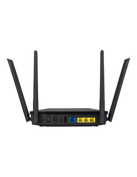Wi-Fi 6 Wireless Dual Band Gigabit Router | RT-AX1800U | 802.11ax | Ethernet LAN (RJ-45) ports 3 | Mesh Support No | MU-MiMO Ye