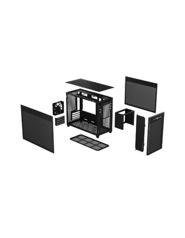 Case, ASUS, Prime AP201, MiniTower, Not included, MicroATX, MiniITX, Colour Black, PRIMEAP201