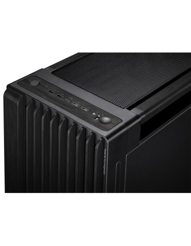 Case, ASUS, ProArt PA602 Wood Edition - Tempered Glass Panel, MidiTower, Case product features Transparent panel, ATX, EATX, Mi