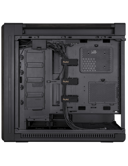 Case, ASUS, ProArt PA602 Wood Edition - Tempered Glass Panel, MidiTower, Case product features Transparent panel, ATX, EATX, Mi