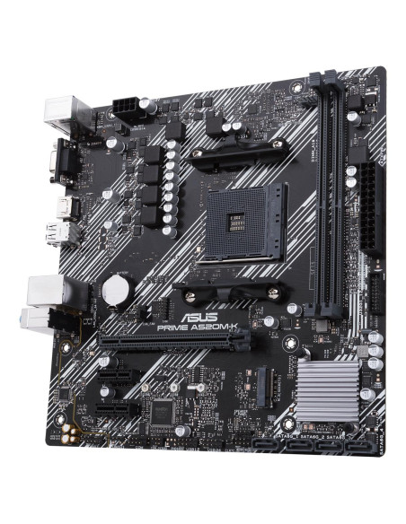 Mainboard, ASUS, AMD A520, SAM4, MicroATX, 2xPCI-Express 3.0 1x, 1xPCI-Express 3.0 16x, 1xM.2, Memory DDR4, Memory slots 2, 1x1