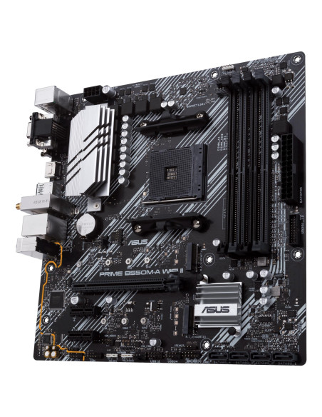 Mainboard, ASUS, AMD B550, SAM4, MicroATX, Memory DDR4, Memory slots 4, 2xPCI-Express 3.0 1x, 1xPCI-Express 4.0 16x, 2xM.2, 1x1