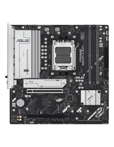 Mainboard, ASUS, AMD B850, SAM5, Micro-ATX, Memory DDR5, Memory slots 4, 1xPCI-Express 4.0 16x, 1xPCI-Express 5.0 16x, 3xM.2, 1