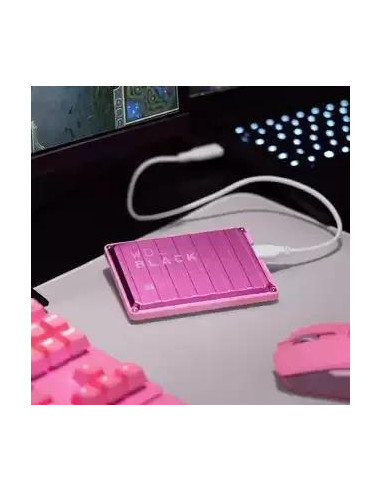 External HDD, WESTERN DIGITAL, P10 Game Drive, WDBZ7D0060BPK-WESN, 6TB, USB 3.2, Colour Pink, WDBZ7D0060BPK-WESN