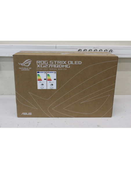 Asus ROG Strix OLED | XG27AQDMG | 27 " | WOLED | 16:9 | 240 Hz | 0.03 ms | 2560 x 1440 pixels | HDMI ports quantity 2 | Black |
