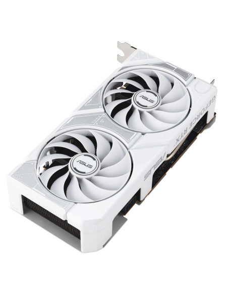 Graphics Card, ASUS, NVIDIA, GeForce RTX 5060, 8 GB, GDDR7, 128 bit, PCI Express 5.0, Active, DUAL-RTX5060-O8G-WHITE