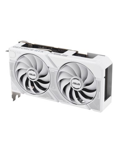 Graphics Card, ASUS, NVIDIA, GeForce RTX 5060, 8 GB, GDDR7, 128 bit, PCI Express 5.0, Active, DUAL-RTX5060-O8G-WHITE