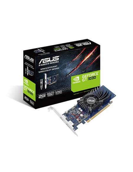 Asus | NVIDIA | 2 GB | GeForce GT 1030 | GDDR5 | HDMI ports quantity 1 | PCI Express 3.0 | Memory clock speed 6008 MHz | Proces