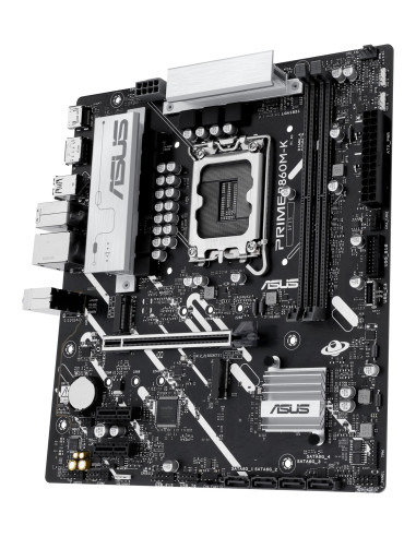 Mainboard, ASUS, Intel B860 Express, LGA1851, Micro-ATX, Memory DDR5, Memory slots 2, 2xPCI-Express 4.0 1x, 1xPCI-Express 4.0 1