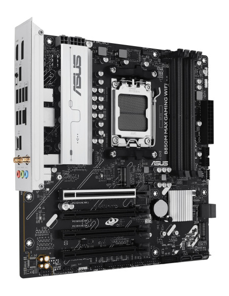 Mainboard, ASUS, AMD B850, SAM5, Micro-ATX, Memory DDR5, Memory slots 4, 3xPCI-Express 4.0 16x, 1xPCI-Express 5.0 16x, 3xM.2, 1