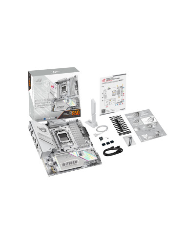 Mainboard, ASUS, AMD B850, SAM5, Micro-ATX, Memory DDR5, Memory slots 4, 1xPCI-Express 5.0 16x, 4xM.2, 1xHDMI, 1xDisplayPort, 2