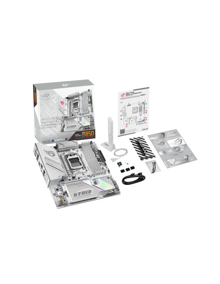 Mainboard, ASUS, AMD B850, SAM5, Micro-ATX, Memory DDR5, Memory slots 4, 1xPCI-Express 5.0 16x, 4xM.2, 1xHDMI, 1xDisplayPort, 2