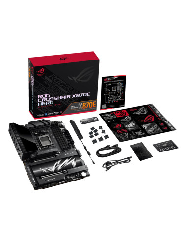 Mainboard, ASUS, AMD X870E, SAM5, ATX, Memory DDR5, Memory slots 4, 2xPCI-Express 4.0 16x, 2xPCI-Express 5.0 16x, 4xM.2, 1xHDMI