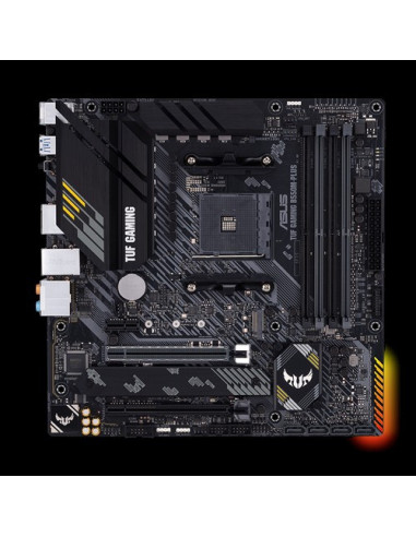 Asus | TUF Gaming B550M-Plus | Processor family AMD | Processor socket AM4 | DDR4 | Memory slots 4 | Chipset AMD B | Micro ATX