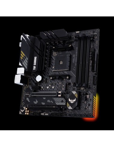 Asus | TUF Gaming B550M-Plus | Processor family AMD | Processor socket AM4 | DDR4 | Memory slots 4 | Chipset AMD B | Micro ATX