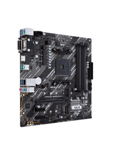 Asus | PRIME B550M-K | Processor family AMD | Processor socket AM4 | DDR4 | Memory slots 4 | Chipset AMD B | Micro ATX