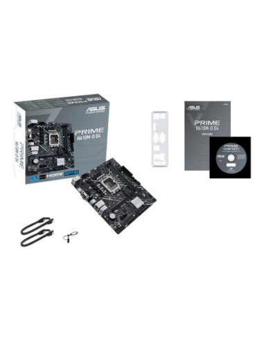 Asus | PRIME H610M-D D4 | Processor family Intel | Processor socket LGA1700 | DDR4 DIMM | Memory slots 2 | Supported hard disk 