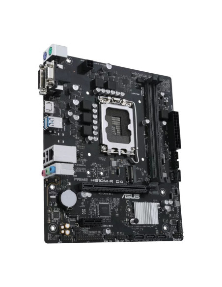 Asus | PRIME H610M-R D4-SI | Processor family Intel | Processor socket LGA1700 | DDR4 DIMM | Memory slots 2 | Supported hard di