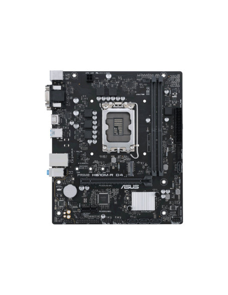 Asus | PRIME H610M-R D4-SI | Processor family Intel | Processor socket LGA1700 | DDR4 DIMM | Memory slots 2 | Supported hard di
