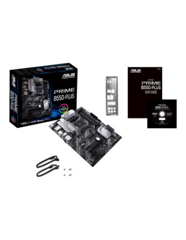 Asus | PRIME B550-PLUS | Processor family AMD | Processor socket AM4 | DDR4 DIMM | Memory slots 4 | Supported hard disk drive i
