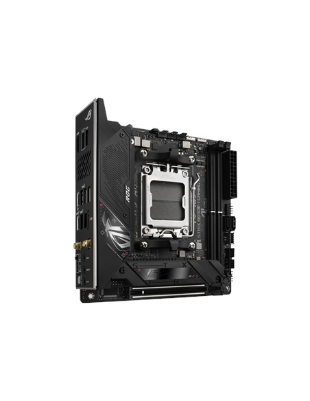 Asus | ROG STRIX B650E-I GAMING WIFI | Processor family AMD | Processor socket AM5 | DDR5 DIMM | Memory slots 2 | Supported har