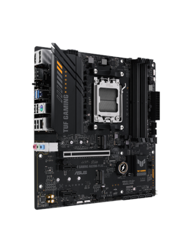 Asus | TUF GAMING A620M-PLUS | Processor family AMD | Processor socket AM5 | DDR5 DIMM | Memory slots 4 | Supported hard disk d
