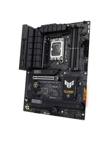 Asus | TUF GAMING B760-PLUS WIFI | Processor family Intel | Processor socket LGA1700 | DDR4 | Supported hard disk drive interfa