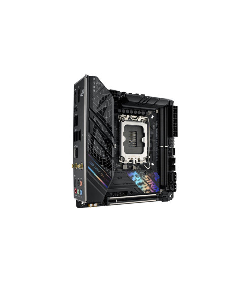 Asus | ROG STRIX B760-I GAMING WIFI | Processor family Intel | Processor socket LGA1700 | DDR5 SDRAM | Supported hard disk driv