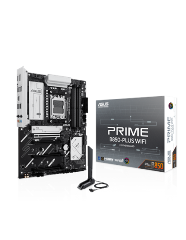 Asus PRIME B850-PLUS WIFI | Processor family AMD | Processor socket AM5 | DDR5 | Supported hard disk drive interfaces M.2, SATA
