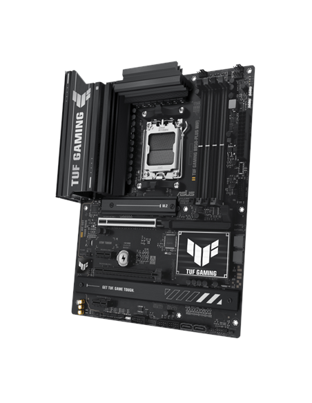 Asus TUF GAMING B850-PLUS WIFI | Processor family AMD | Processor socket AM5 | DDR5 DIMM | Number of SATA connectors 4