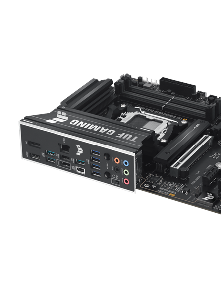 Asus TUF GAMING B850-PLUS WIFI | Processor family AMD | Processor socket AM5 | DDR5 DIMM | Number of SATA connectors 4