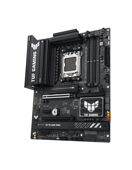 Asus TUF GAMING B650E-PLUS WIFI | Processor family AMD | Processor socket AM5 | DDR5 | Supported hard disk drive interfaces SAT
