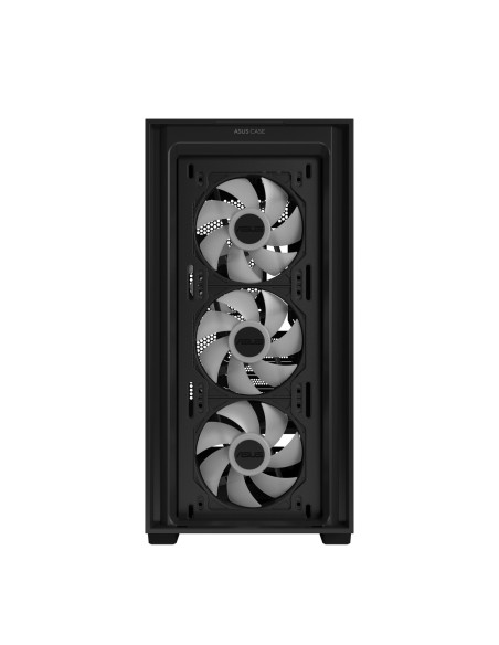 Case, ASUS, A21 PLUS, MidiTower, Case product features Transparent panel, Not included, MicroATX, MiniITX, Colour Black, A21PLU