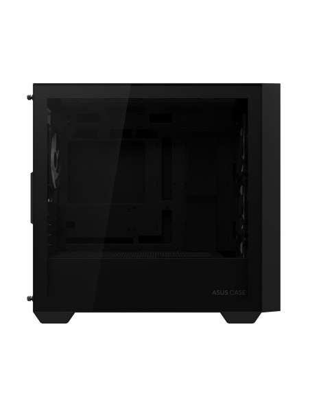 Case, ASUS, A21 PLUS, MidiTower, Case product features Transparent panel, Not included, MicroATX, MiniITX, Colour Black, A21PLU