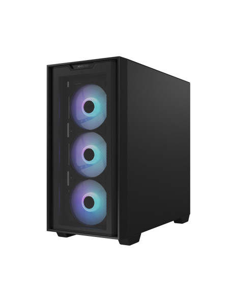 Case, ASUS, A21 PLUS, MidiTower, Case product features Transparent panel, Not included, MicroATX, MiniITX, Colour Black, A21PLU