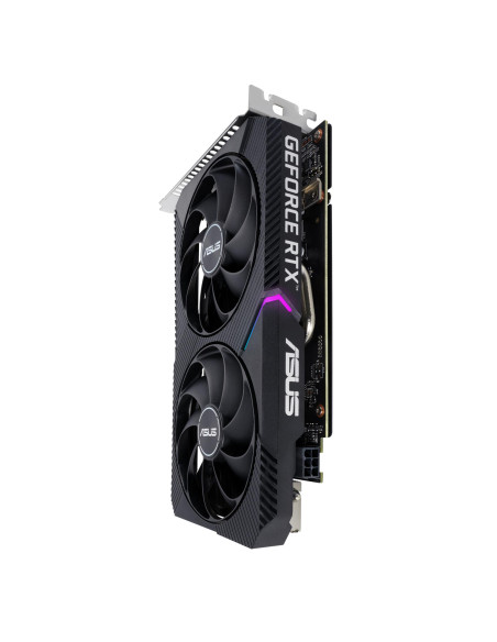 Graphics Card, ASUS, NVIDIA GeForce RTX 3050, 8 GB, GDDR6, 128 bit, PCIE 4.0 16x, Dual Slot Fansink, 1xDVI-D, 1xHDMI, 1xDisplay