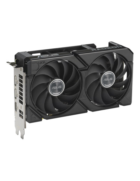 Graphics Card, ASUS, AMD, Radeon RX 9060 XT, 16 GB, GDDR6, 128 bit, PCI Express 5.0, Active, DUAL-RX9060XT-16G