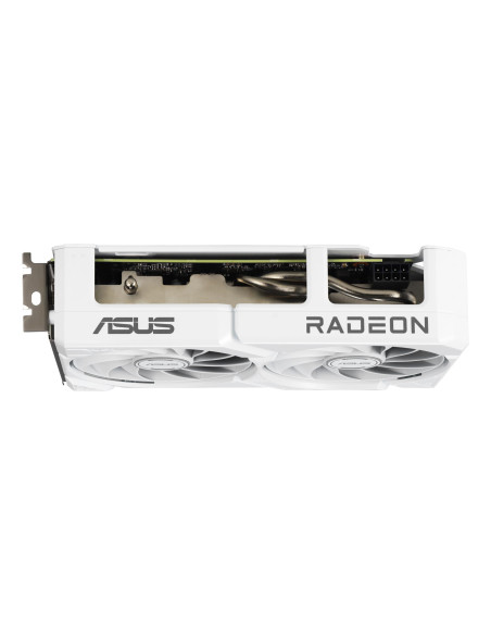 Graphics Card, ASUS, AMD, Radeon RX 9060 XT, 16 GB, GDDR6, PCI Express 5.0, Active, DUAL-RX9060XT-16G-WH