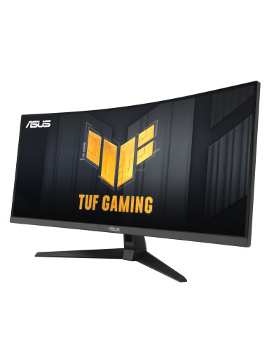 LCD Monitor, ASUS, TUF Gaming VG34VQ3B, 34", Gaming/Curved, Panel VA, 3440x1440, 16:9, 180Hz, 1 ms, Speakers, 90LM0AA0-B01170