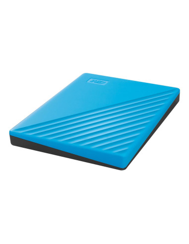 External HDD, WESTERN DIGITAL, My Passport, 2TB, USB 2.0, USB 3.0, USB 3.2, Colour Blue, WDBYVG0020BBL-WESN