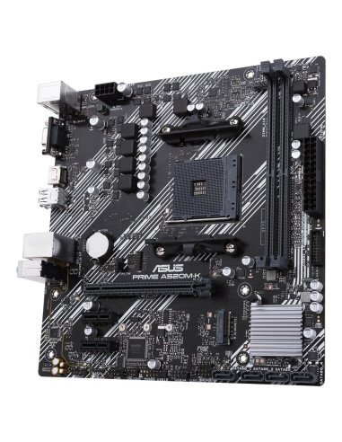 Mainboard, ASUS, AMD A520, SAM4, MicroATX, 2xPCI-Express 3.0 1x, 1xPCI-Express 3.0 16x, 1xM.2, Memory DDR4, Memory slots 2, 1x1