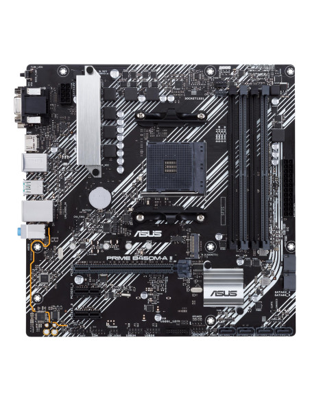 Mainboard, ASUS, AMD B450, SAM4, MicroATX, 2xPCI-Express 2.0 1x, 1xPCI-Express 3.0 16x, 1xM.2, Memory DDR4, Memory slots 4, 1x1