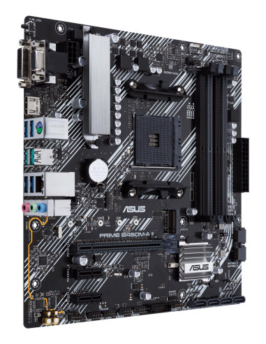 Mainboard, ASUS, AMD B450, SAM4, MicroATX, 2xPCI-Express 2.0 1x, 1xPCI-Express 3.0 16x, 1xM.2, Memory DDR4, Memory slots 4, 1x1