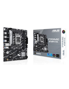 Mainboard, ASUS, Intel B760 Express, LGA1700, Micro-ATX, Memory DDR4, Memory slots 2, 2xPCI-Express 4.0 1x, 1xPCI-Express 4.0 1