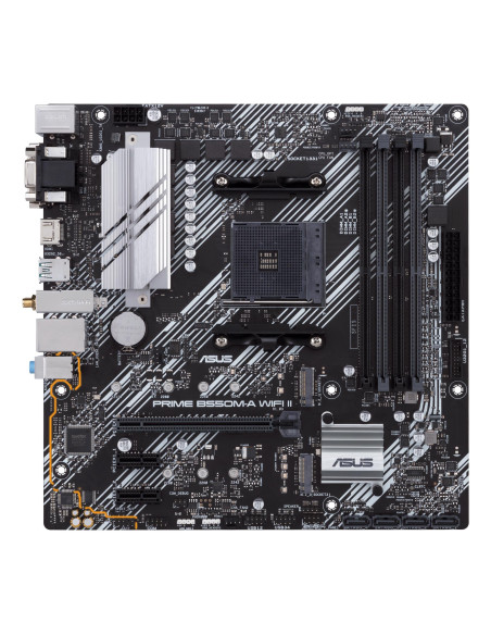 Mainboard, ASUS, AMD B550, SAM4, MicroATX, Memory DDR4, Memory slots 4, 2xPCI-Express 3.0 1x, 1xPCI-Express 4.0 16x, 2xM.2, 1x1