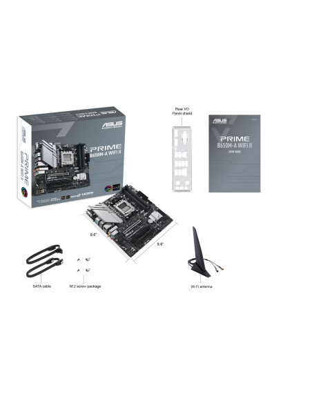 Mainboard, ASUS, AMD B650, Micro-ATX, Memory DDR5, Memory slots 4, 3xPCI-Express 4.0 16x, 2xM.2, 1x15pin D-sub, 1xHDMI, 1xDispl