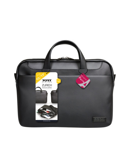 PORT DESIGNS | Zurich | Fits up to size 15.6 " | Messenger - Briefcase | Shoulder strap | Black