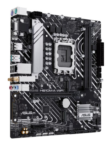 Mainboard, ASUS, Intel H610, LGA 1700, micro ATX, RAM DDR5-SDRAM, 2xSlots, Wi-Fi Yes, Bluetooth Yes, 2xNumber of M.2 (M) slots,