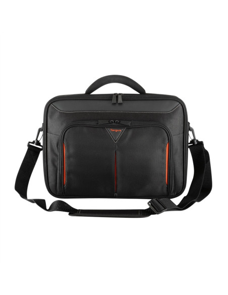 Targus | Classic+ | Fits up to size 15.6 " | Messenger - Briefcase | Black/Red | Shoulder strap