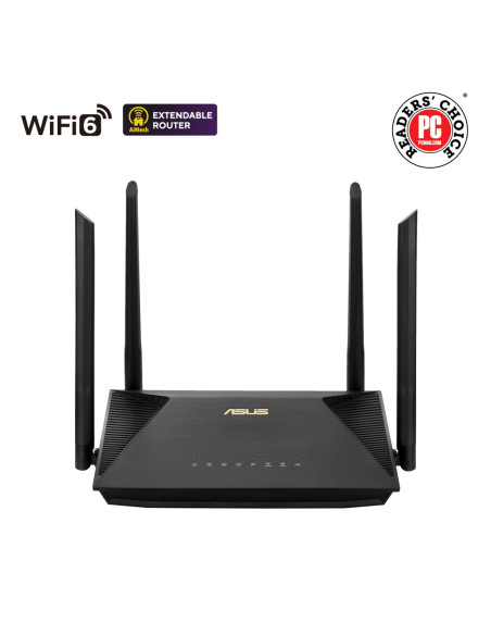 Wi-Fi 6 Wireless Dual Band Gigabit Router | RT-AX1800U | 802.11ax | Ethernet LAN (RJ-45) ports 3 | Mesh Support No | MU-MiMO Ye